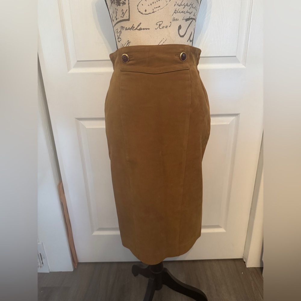 Vintage Loewe Suede Skirt 38